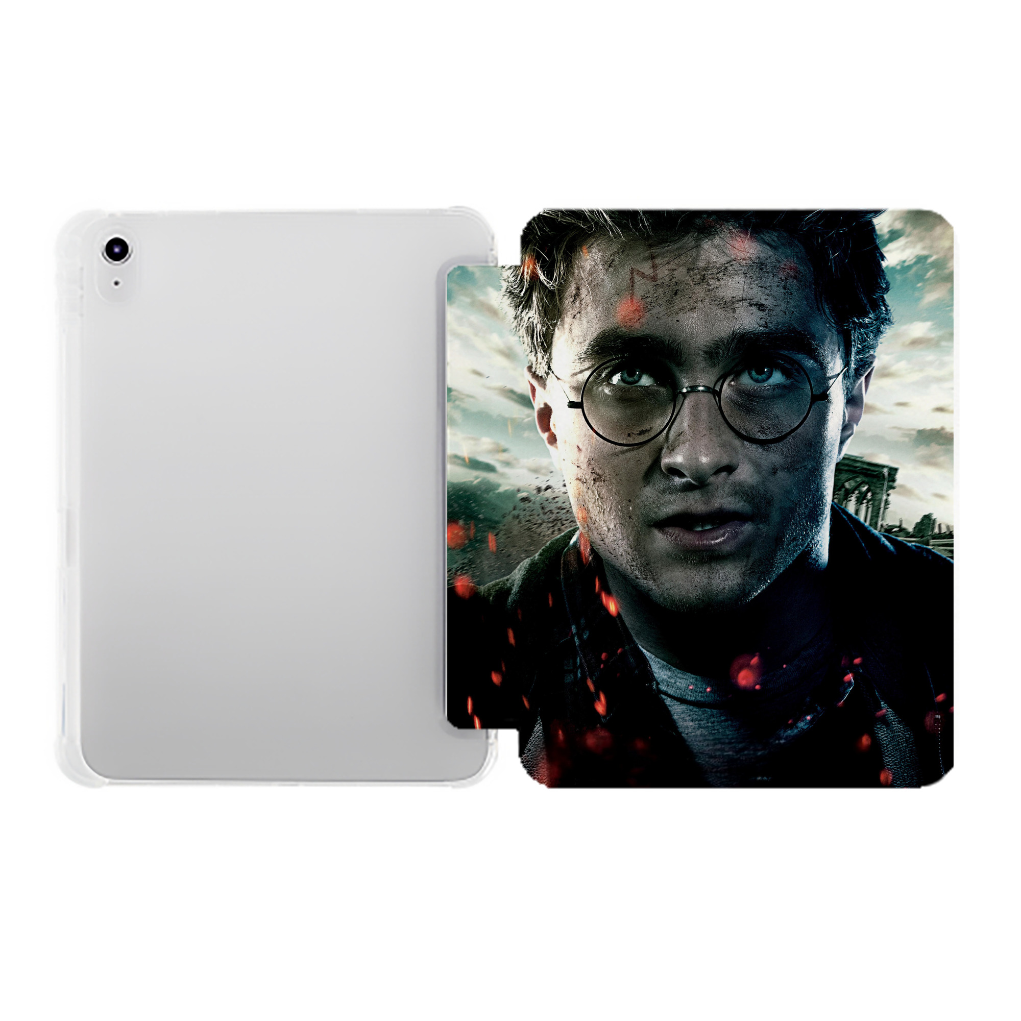 （画像用） Harry Potter ハリー・ポッターシリーズ IPad ケース ペン収納付き 三つ折りスタンド PUレザー×シリコン 対応機種9.5/10.5/10.9インチ